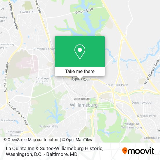La Quinta Inn & Suites-Williamsburg Historic map