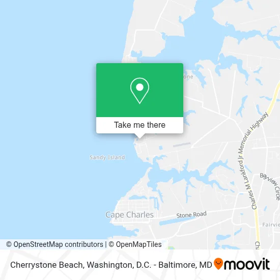 Cherrystone Beach map