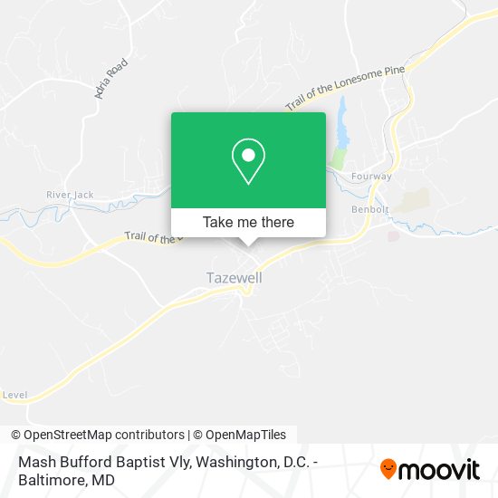 Mash Bufford Baptist Vly map