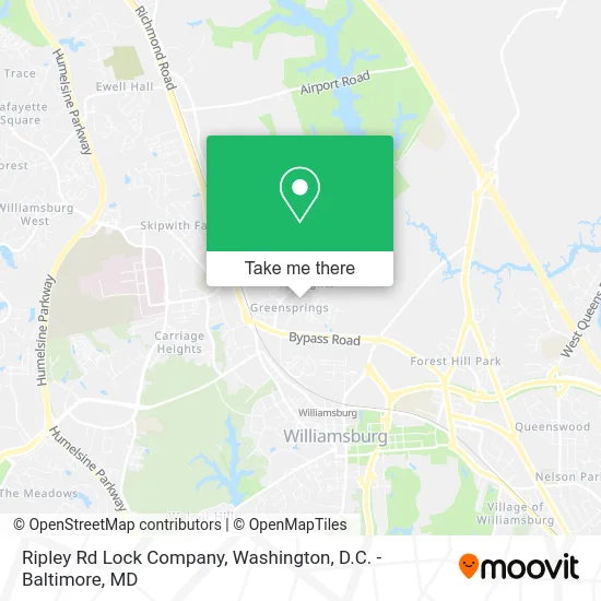 Ripley Rd Lock Company map