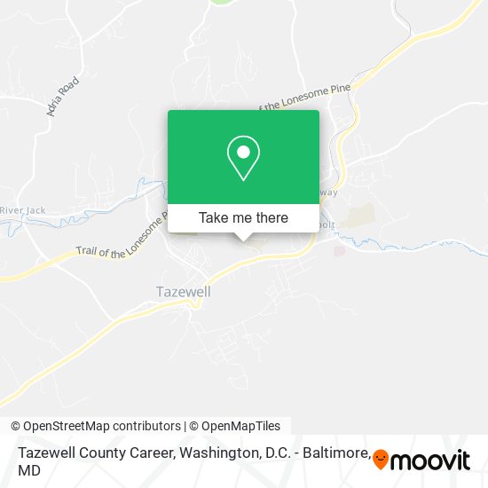 Tazewell County Career map