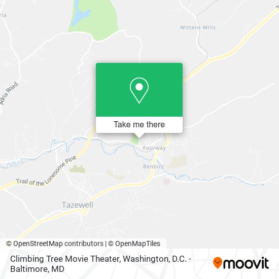 Mapa de Climbing Tree Movie Theater