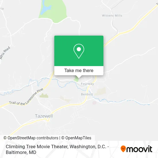 Climbing Tree Movie Theater map