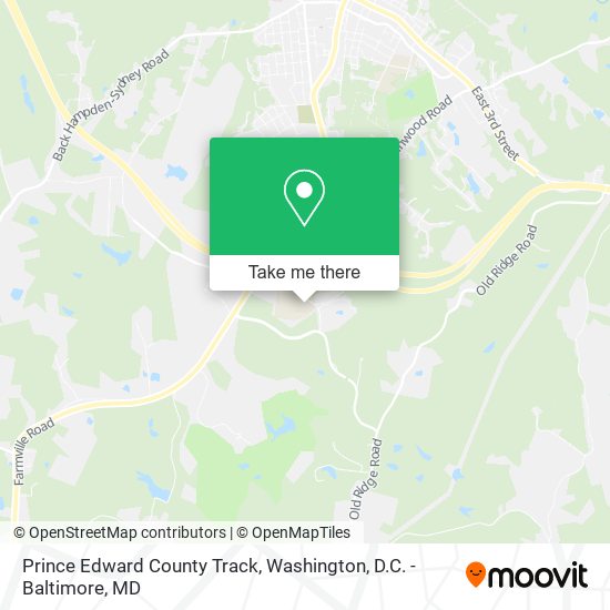 Prince Edward County Track map