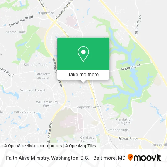 Faith Alive Ministry map