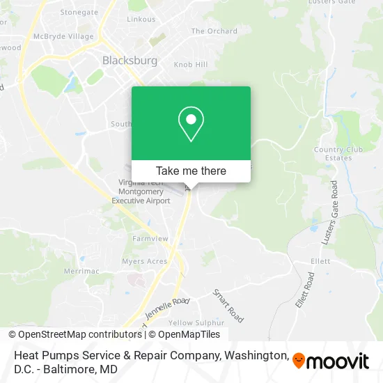 Mapa de Heat Pumps Service & Repair Company
