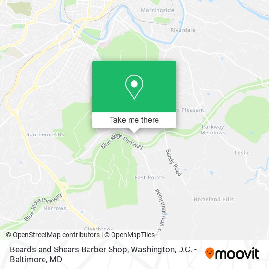 Mapa de Beards and Shears Barber Shop