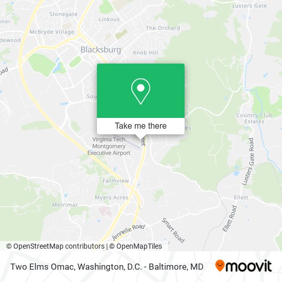 Two Elms Omac map