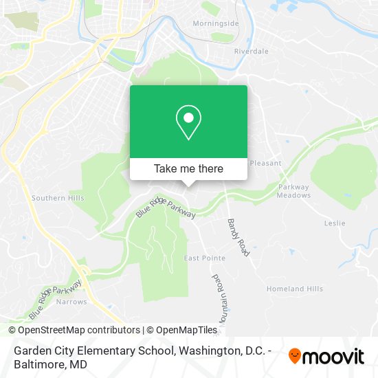 Garden City Elementary School map