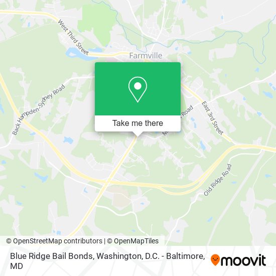 Mapa de Blue Ridge Bail Bonds