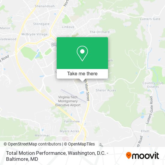 Mapa de Total Motion Performance