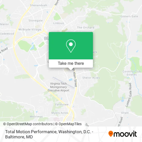 Total Motion Performance map