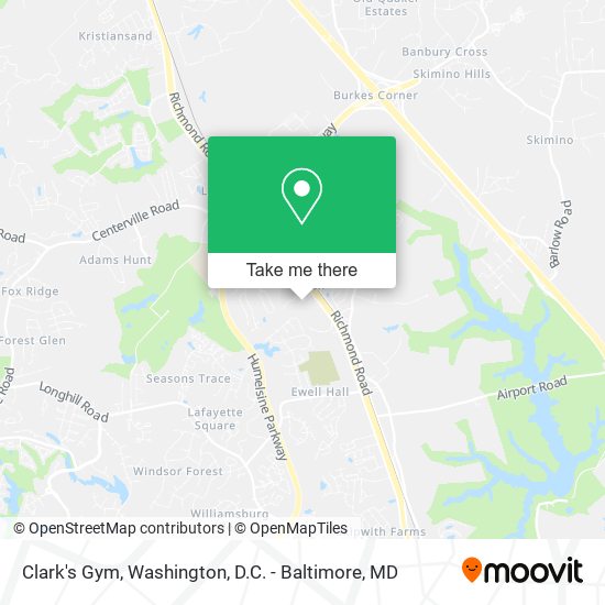 Clark's Gym map