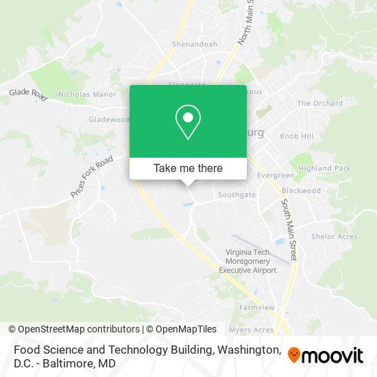 Food Science and Technology Building map