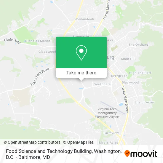 Food Science and Technology Building map