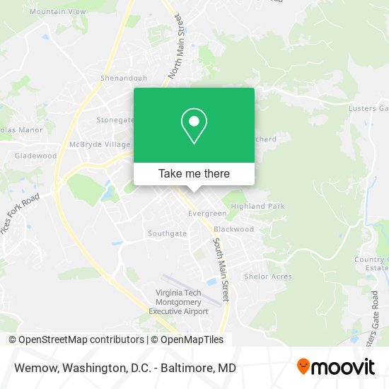 Mapa de Wemow