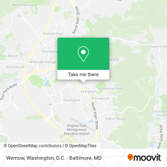 Wemow map