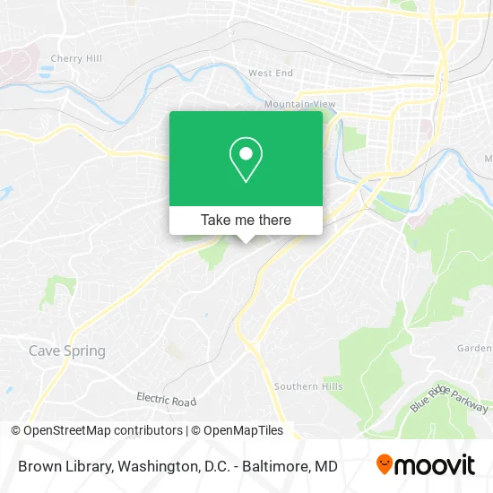Mapa de Brown Library