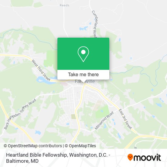 Mapa de Heartland Bible Fellowship
