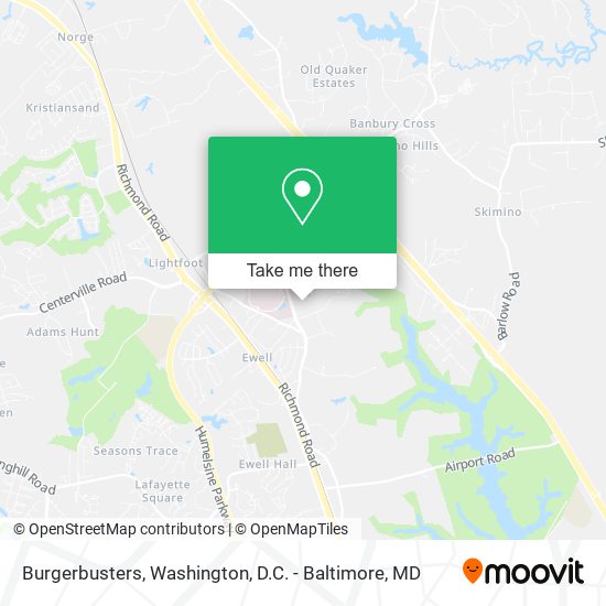 Burgerbusters map