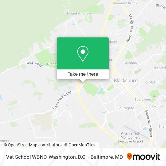 Mapa de Vet School WBND