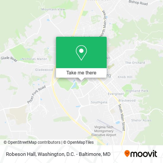 Robeson Hall map