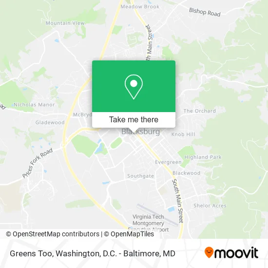 Greens Too map