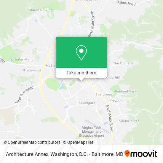 Mapa de Architecture Annex