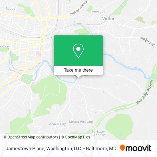Jamestown Place map