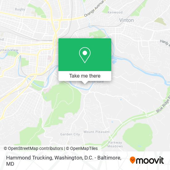 Hammond Trucking map