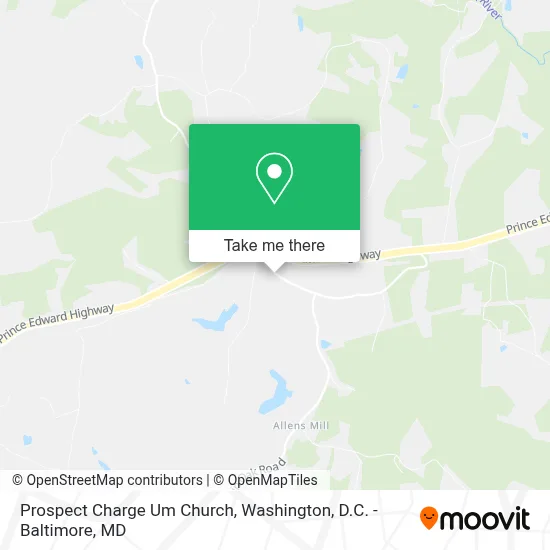 Prospect Charge Um Church map