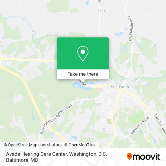 Mapa de Avada Hearing Care Center