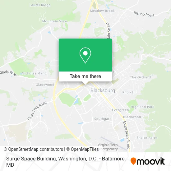 Surge Space Building map