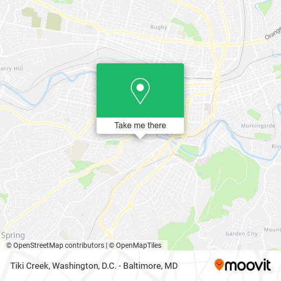 Tiki Creek map