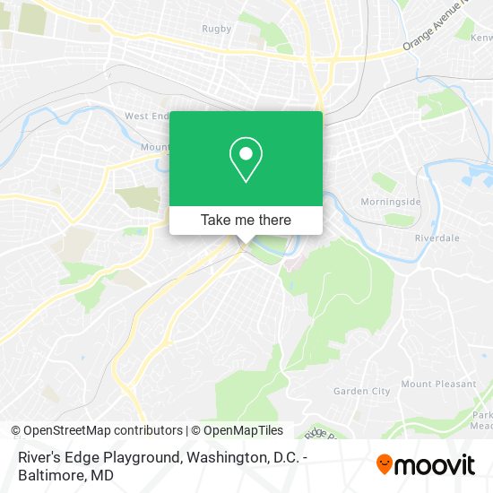 River's Edge Playground map