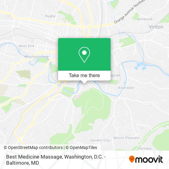 Best Medicine Massage map