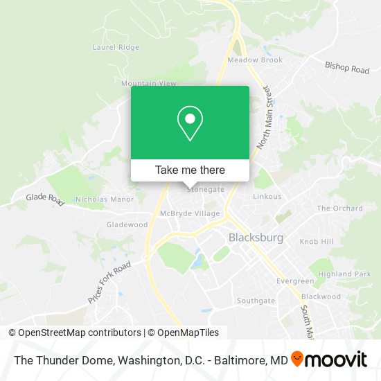 Mapa de The Thunder Dome