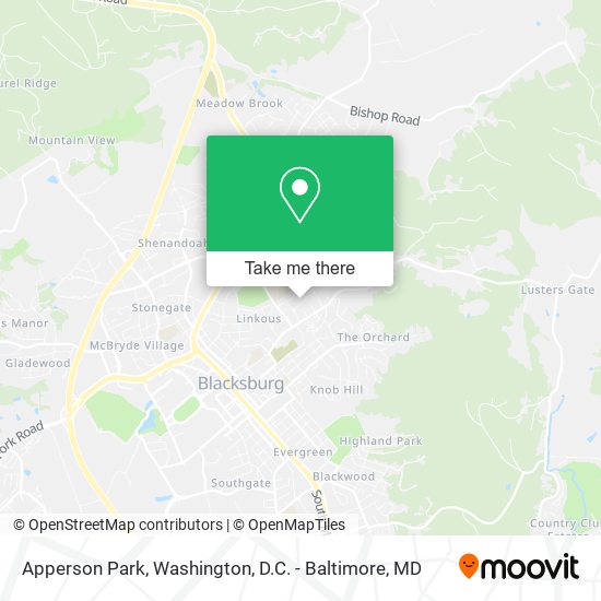 Apperson Park map
