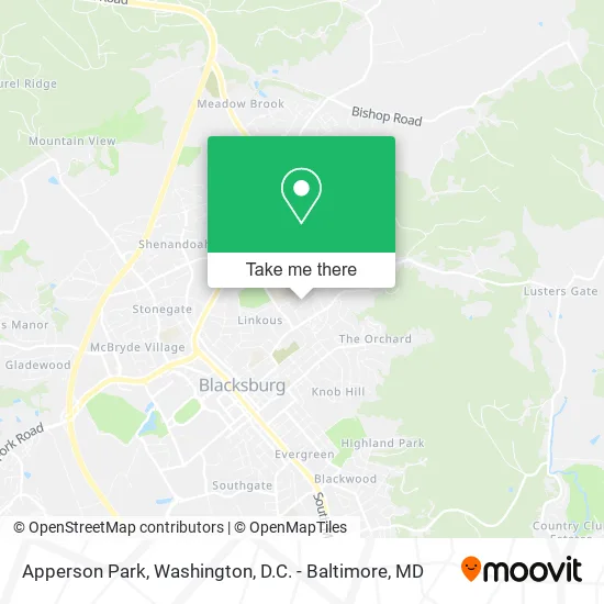 Apperson Park map