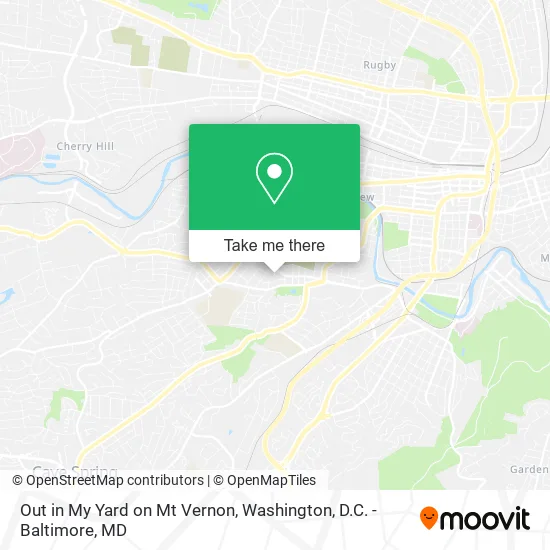 Mapa de Out in My Yard on Mt Vernon