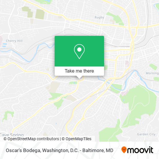 Oscar's Bodega map