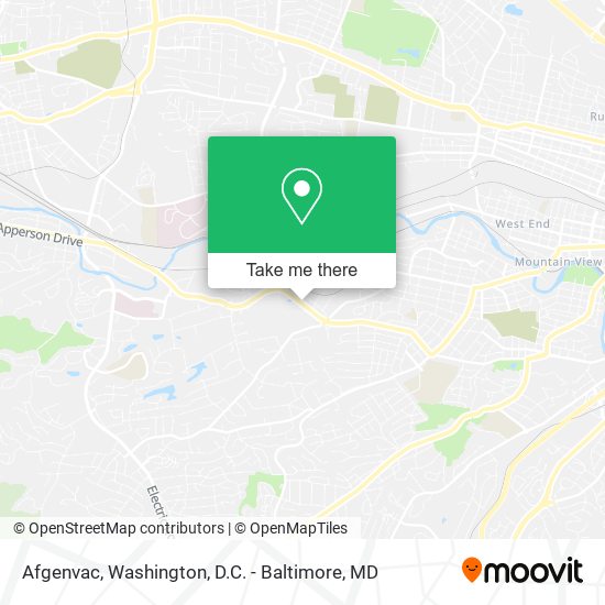 Afgenvac map