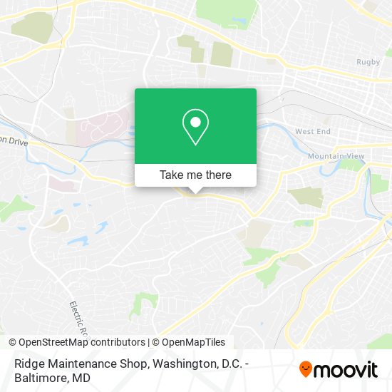 Ridge Maintenance Shop map