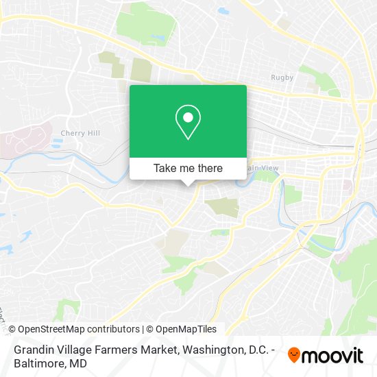 Grandin Village Farmers Market map