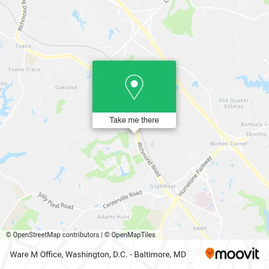 Ware M Office map