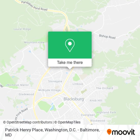 Patrick Henry Place map
