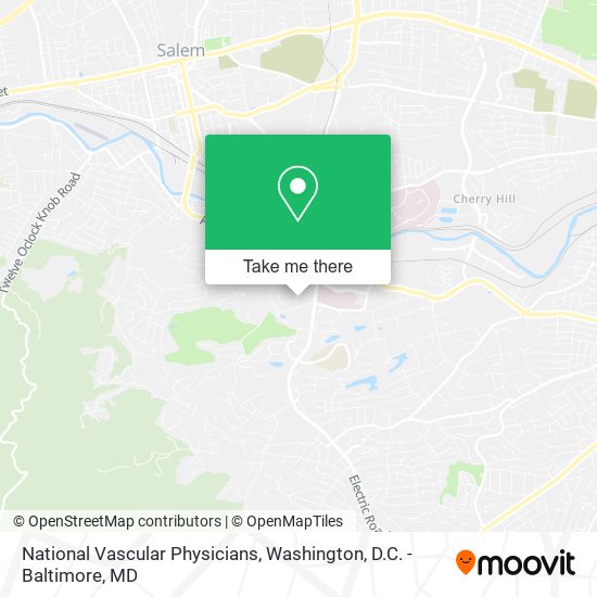 Mapa de National Vascular Physicians