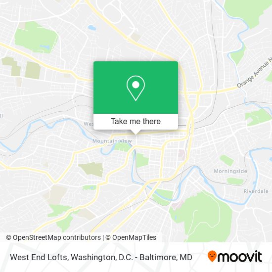 West End Lofts map