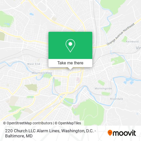 220 Church LLC Alarm Lines map