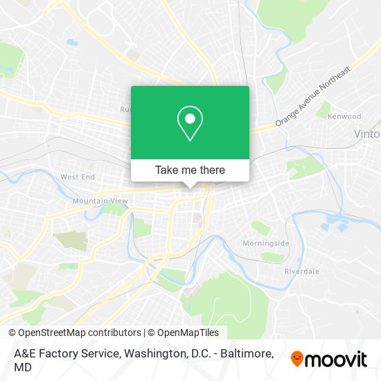 A&E Factory Service map